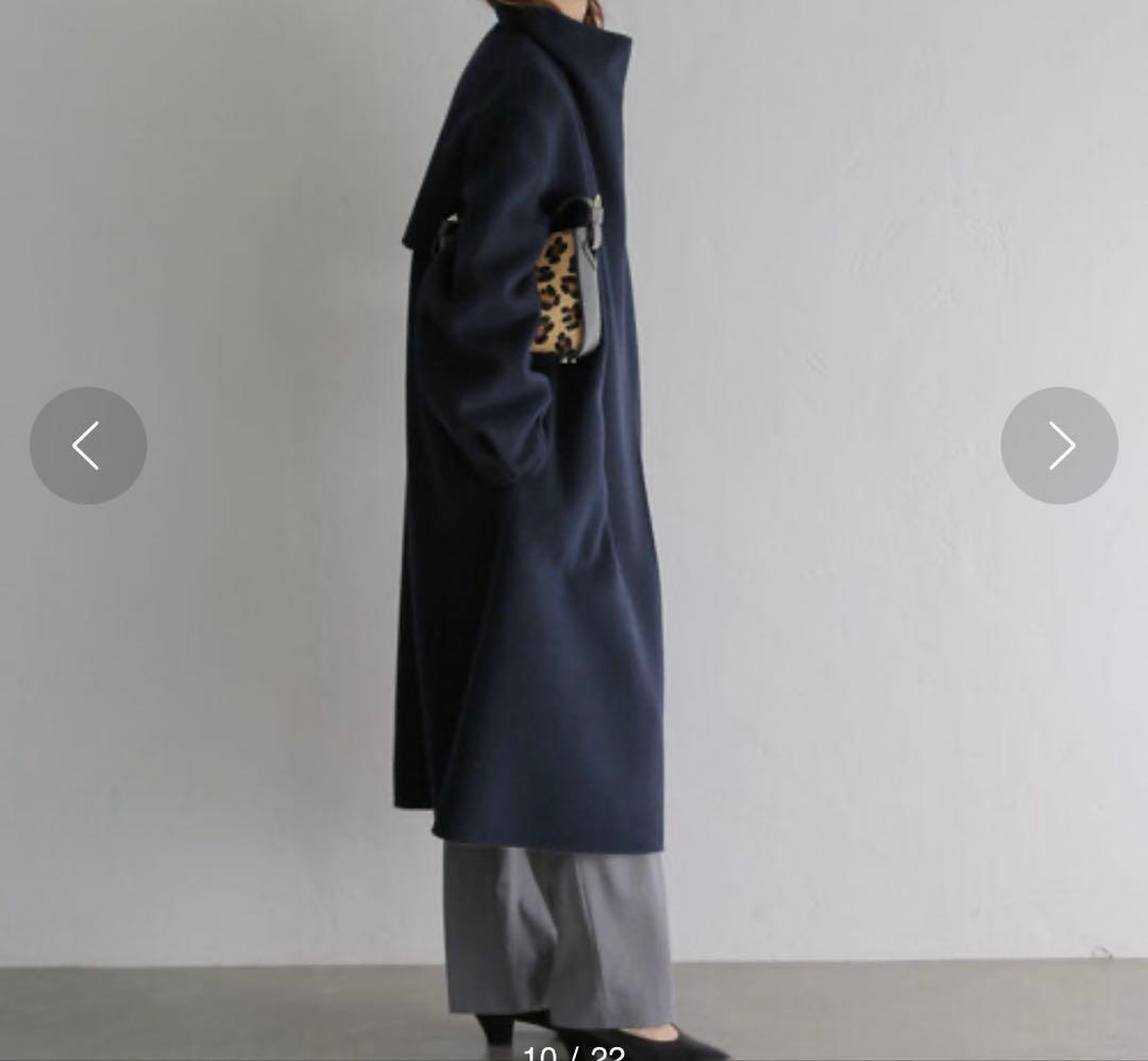 ラトータリテ　リバーハイネックロングコート