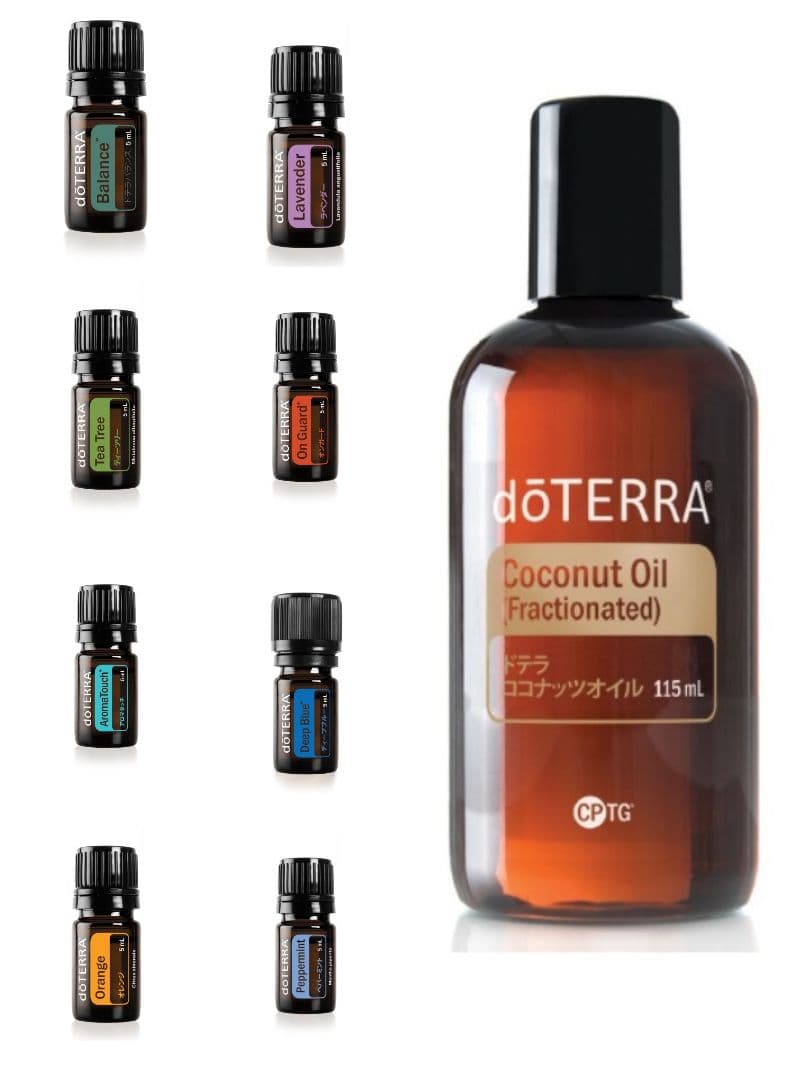 値下げ【新品未開封】doTERRAアロマタッチキットココナッツオイル専用ポンプ付