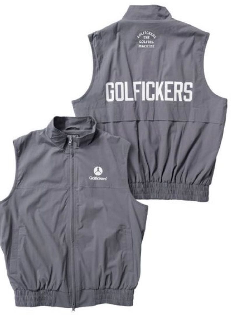 ゴルフィッカーズ　ベスト　グレー　XL