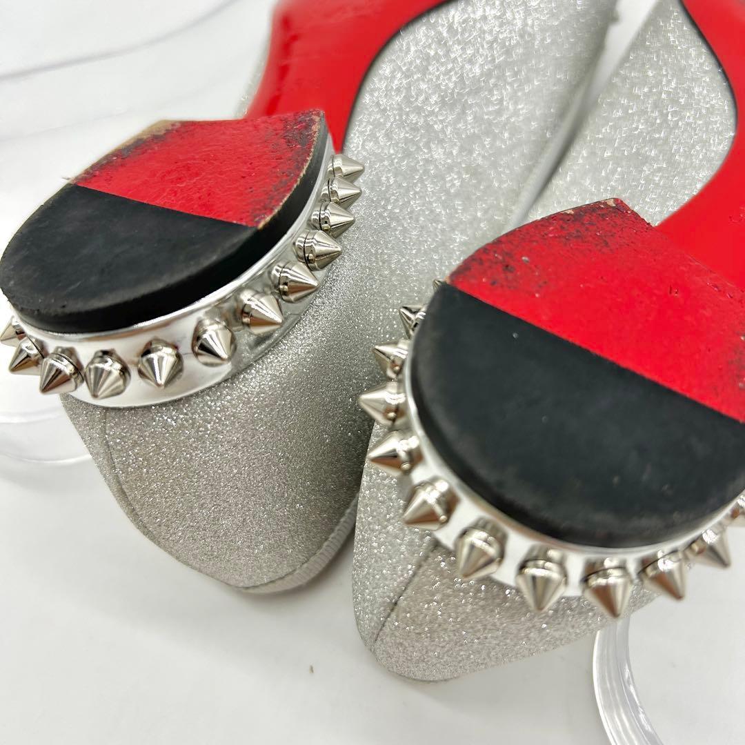 【極美品】クリスチャンルブタン フラットシューズ