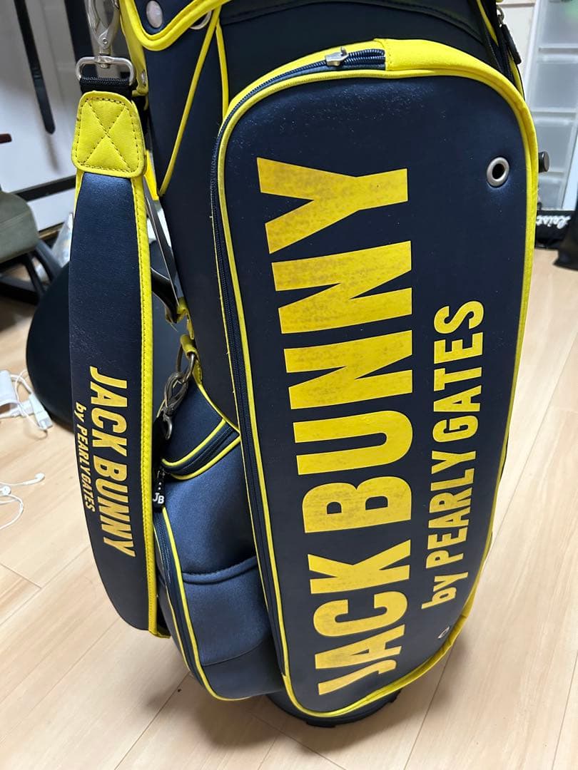 ♡*♡様 JACK BUNNY キャディバッグ ネイビー/イエロー