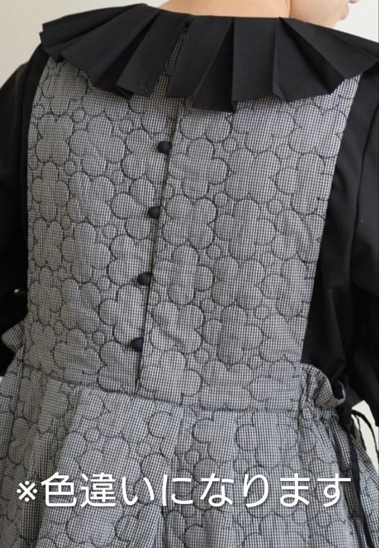 bulle de savon　ビュルデサボン　はなとまる　キルティングワンピース