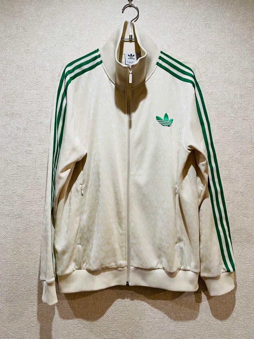 ほぼ未使用70sデザイン adidas アディダスモノグラムジャージ　XLサイズ