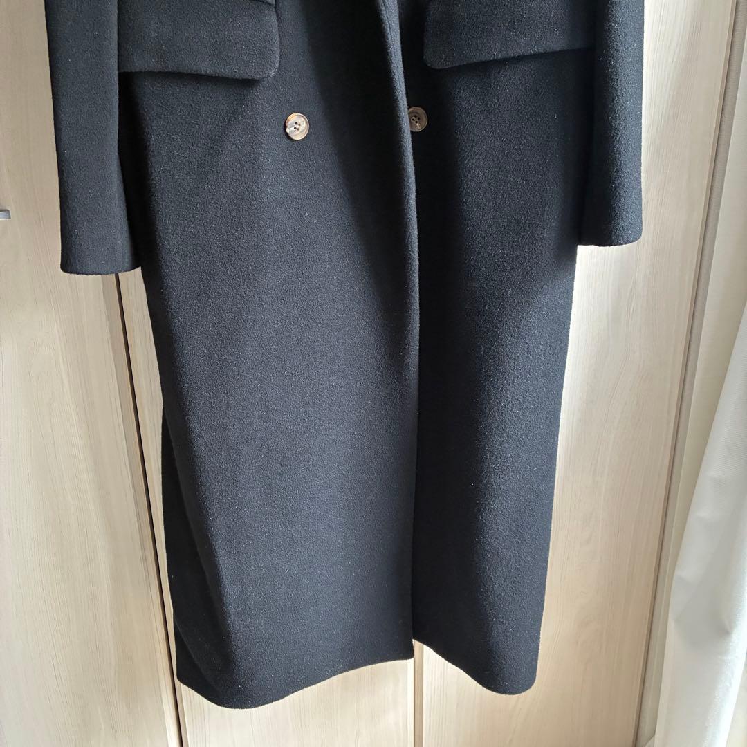 clane クラネ PEAKED LAPEL OVER LONG COAT