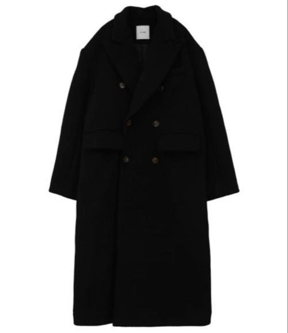 clane クラネ PEAKED LAPEL OVER LONG COAT