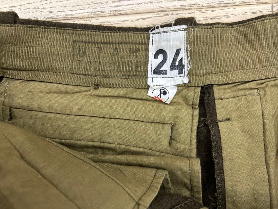 【実物】フランス軍 M-52 ウールトラウザーズ ミリタリーパンツ (24）