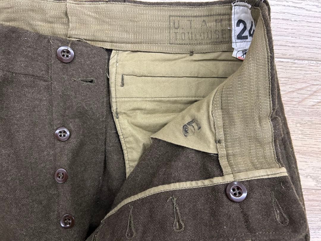 【実物】フランス軍 M-52 ウールトラウザーズ ミリタリーパンツ (24）
