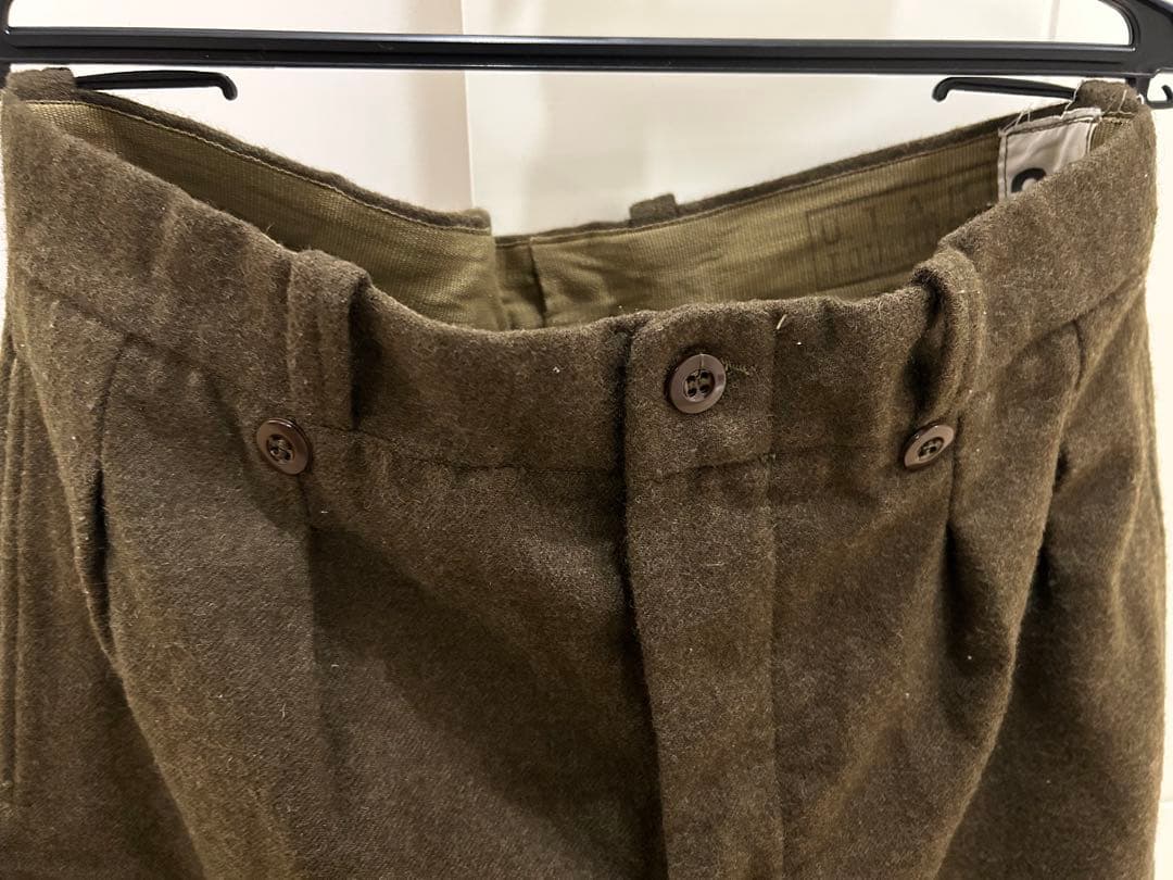 【実物】フランス軍 M-52 ウールトラウザーズ ミリタリーパンツ (24）