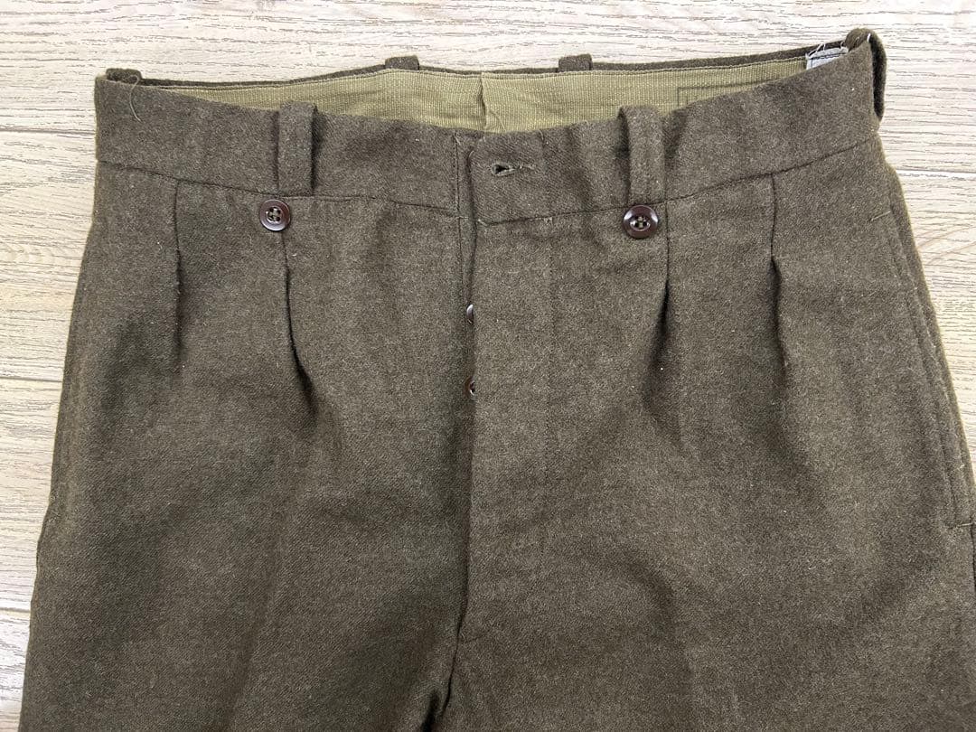 【実物】フランス軍 M-52 ウールトラウザーズ ミリタリーパンツ (24）