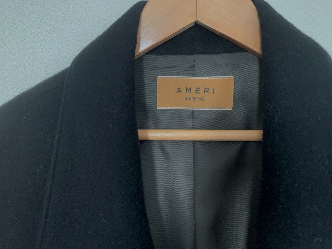 【Ameri】UND EMBELLISH PAPA JACKET S ブラック