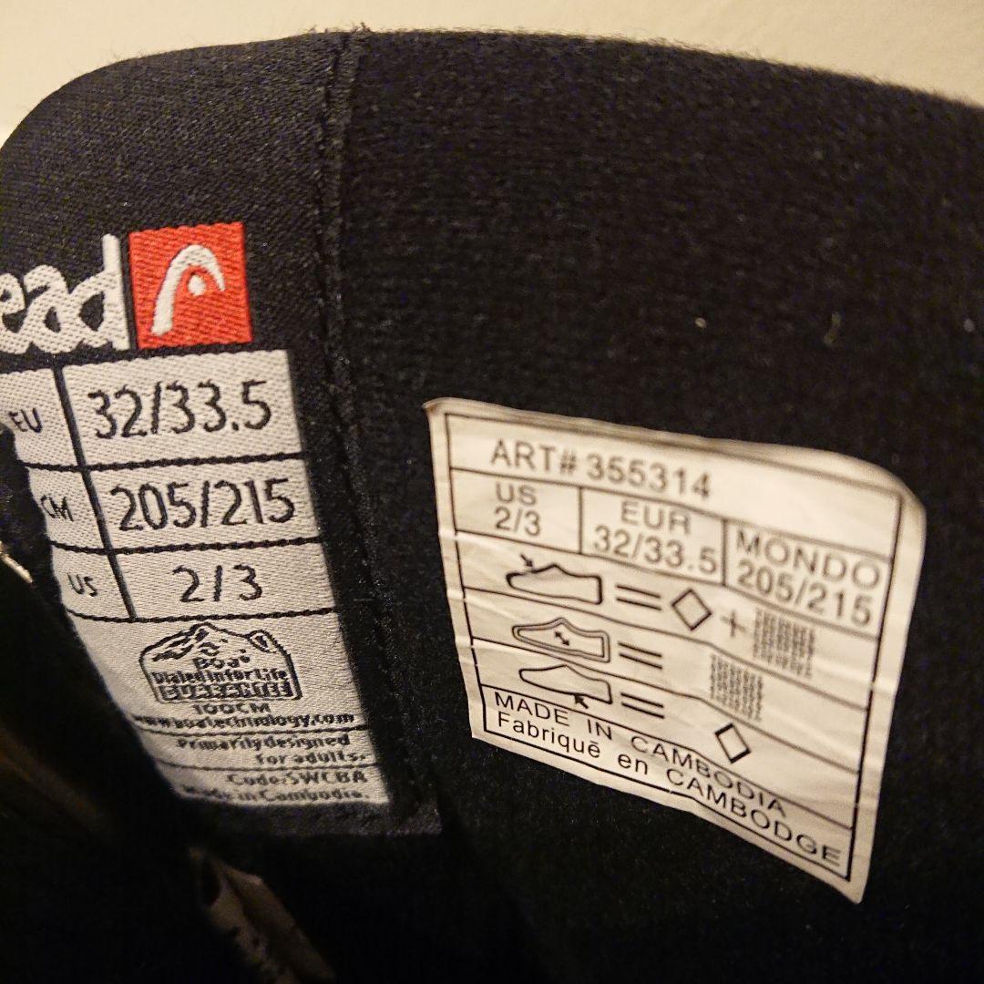 スノーボード ジュニア 3点セット HEAD 108cm BOA ダイヤル式