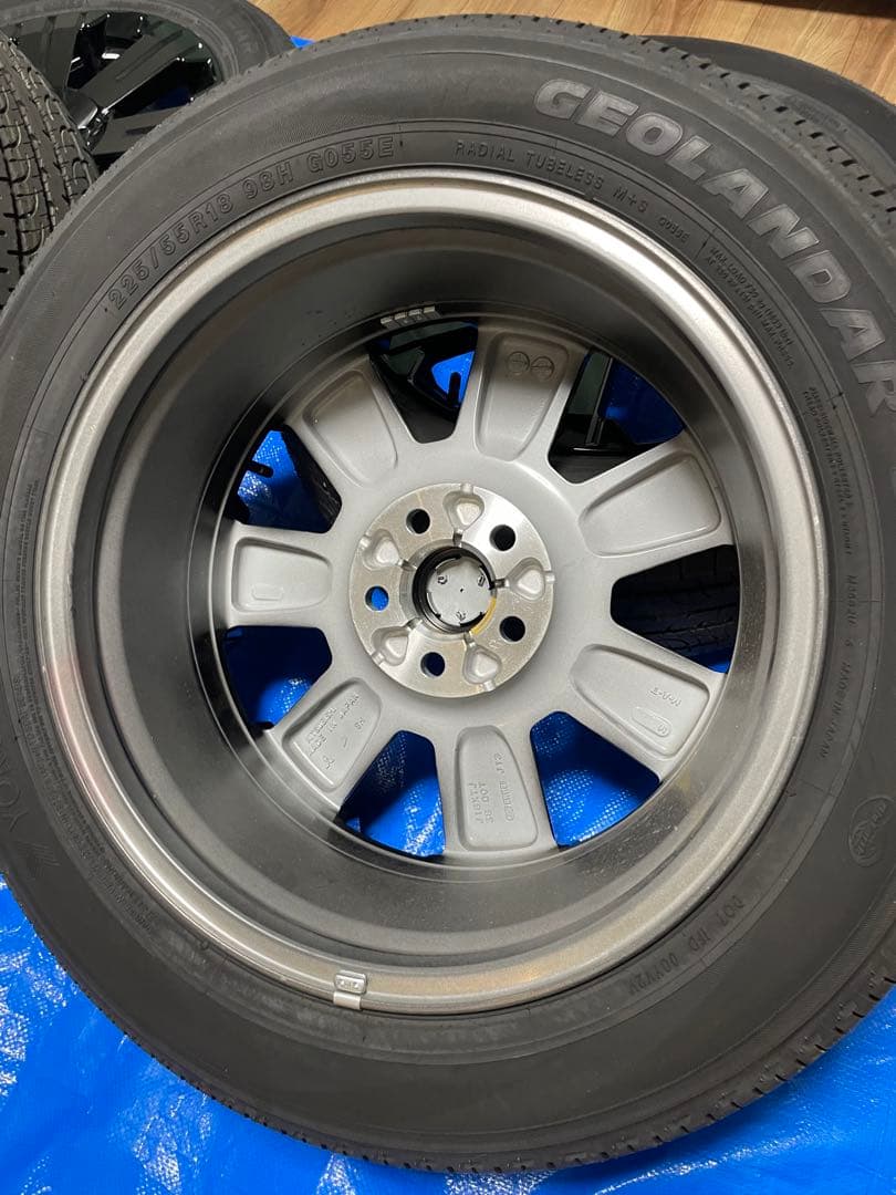 三菱デリカD5 シャモニー タイヤ ホイール 4セット【新車外し】