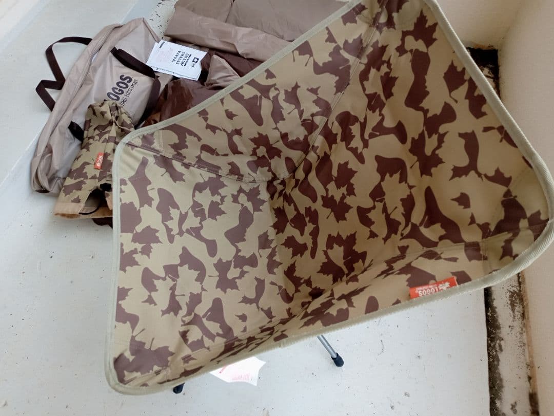 ロゴスツーリングテントとチェアのセット