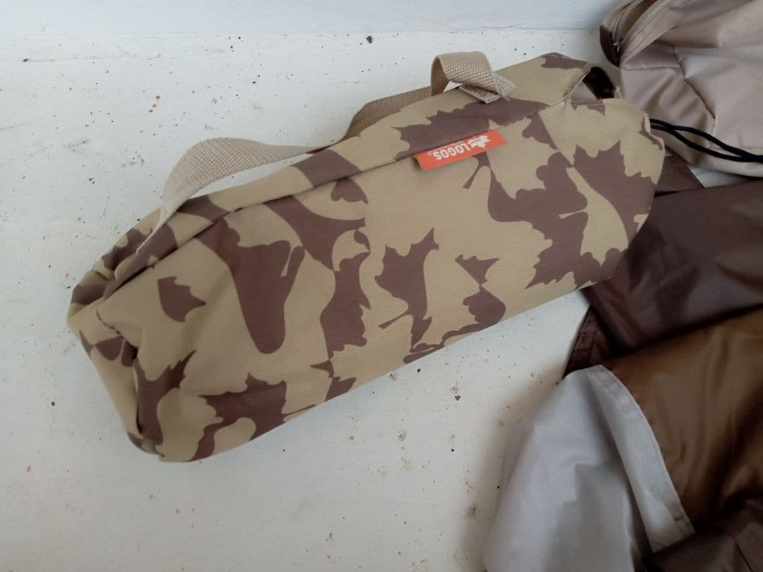 ロゴスツーリングテントとチェアのセット