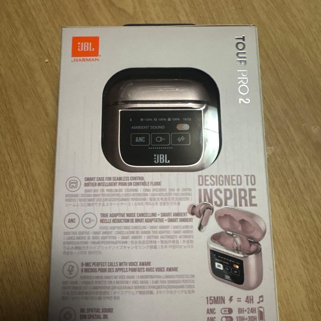 JBL Tour Pro 2 ワイヤレスイヤホン ピンク