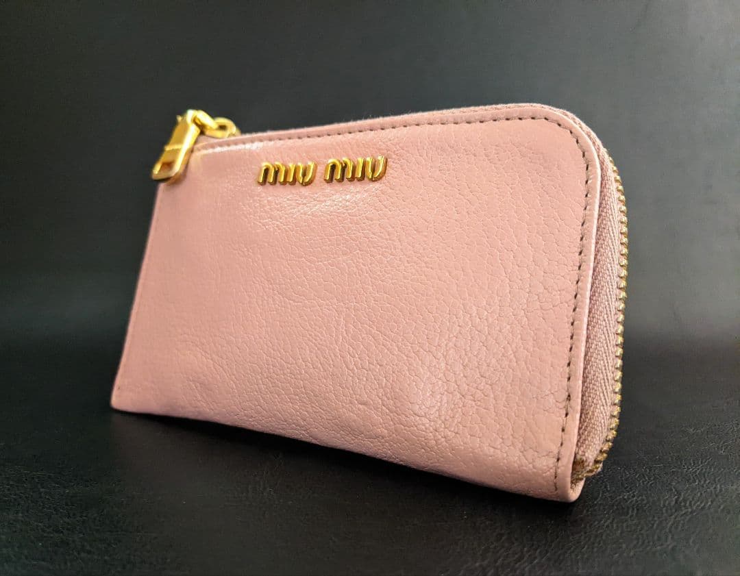 【超美品】ミュウミュウキーケース ケー カードケースス