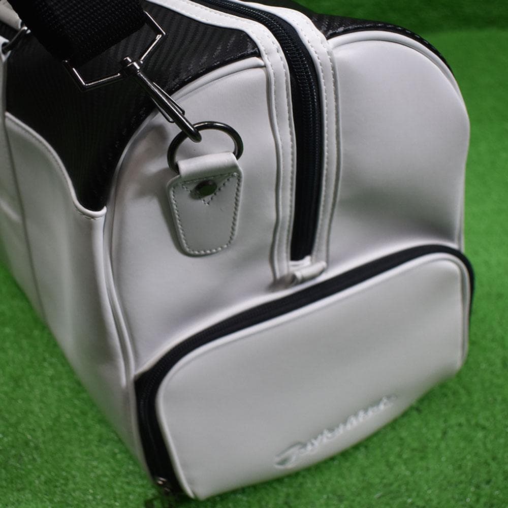TaylorMade/テーラーメイド ゴルフ ボストンバッグ【白/黒】新品！
