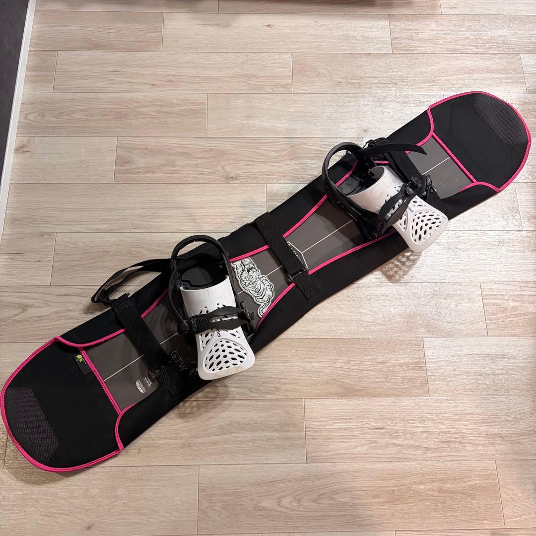 SABRINA サブリナGTW138cm スノーボード ビンディング　ケース付き
