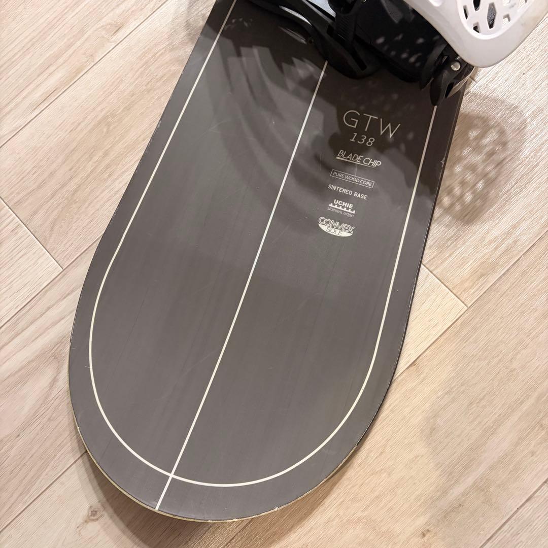 SABRINA サブリナGTW138cm スノーボード ビンディング　ケース付き