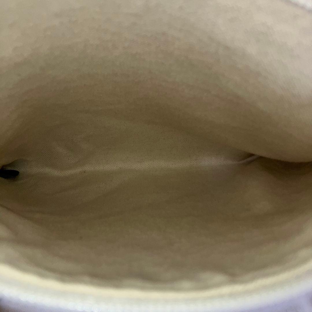 グッチ リュックサック バックパック レザー ロゴ シェリーライン オフホワイト