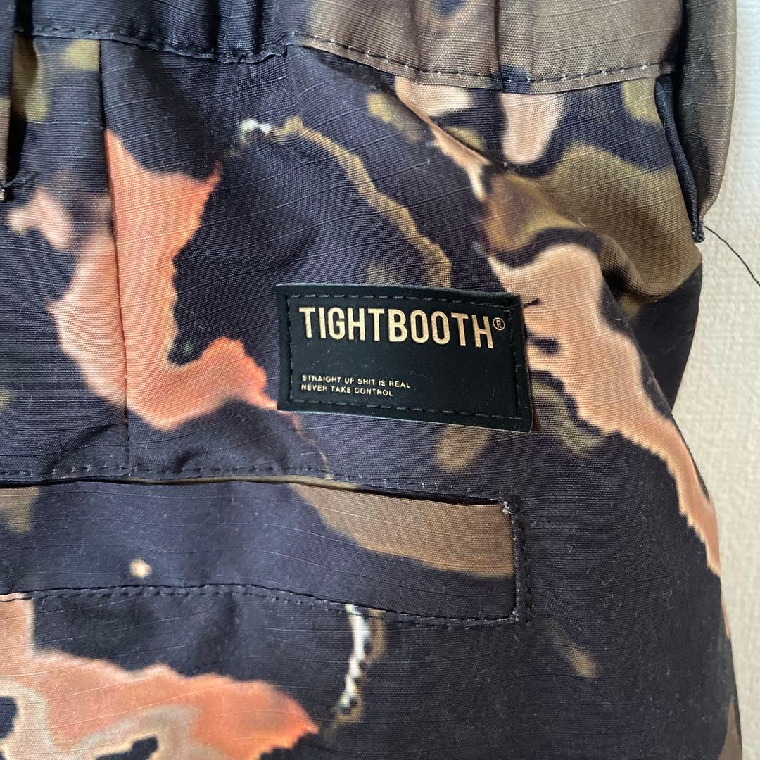 TIGHTBOOTH 迷彩カーゴパンツ リップストップ バルーン XL