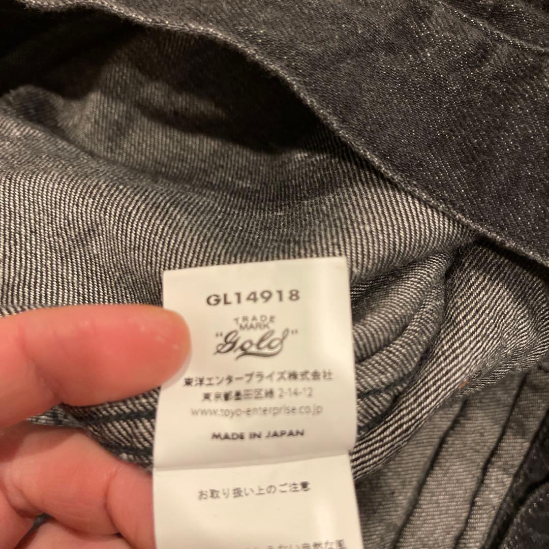 ジャケット・アウター 22SS GOLD 10oz. COTTON LINEN DENIM 38