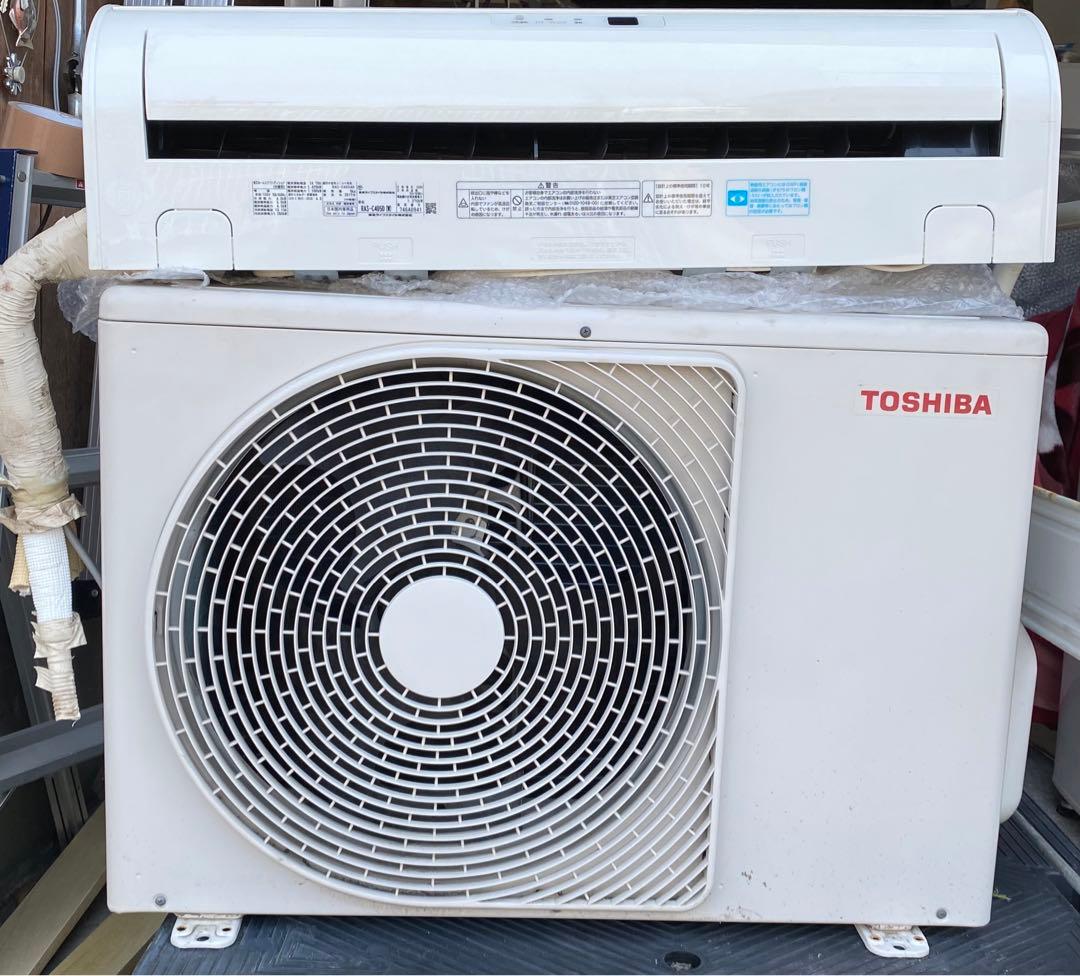 東芝　ルームエアコン　RAS-C405D (W) 2017年製　100V 14畳