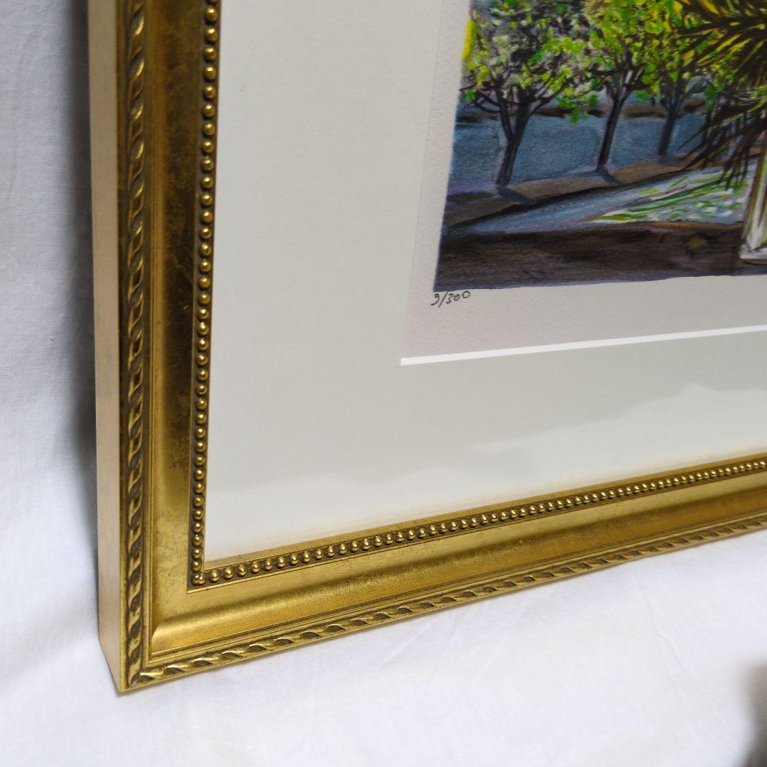 ミシェルアンリ　黄色のブーケ　リトグラフ　石版画　保証書付