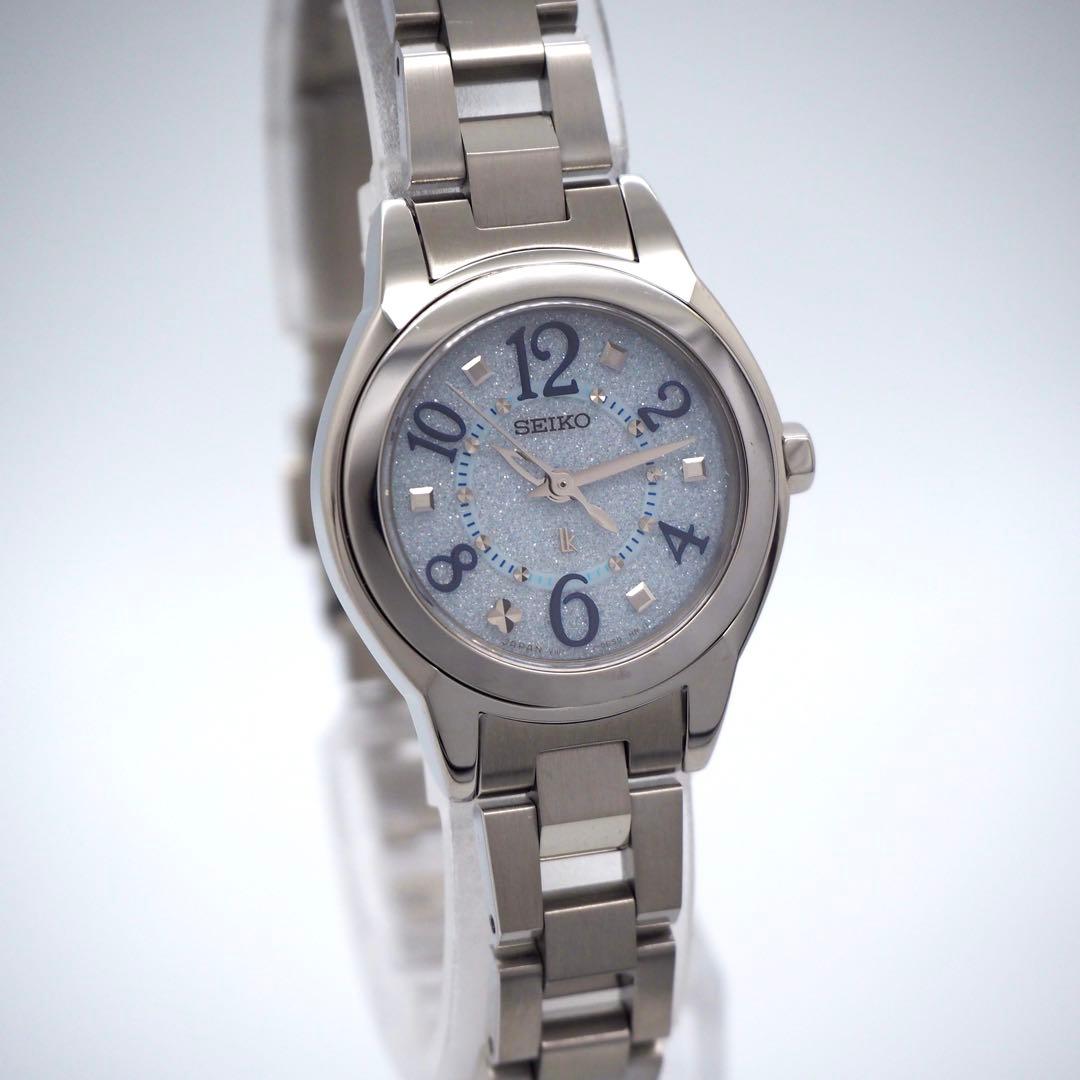 140 稼動【美品】SEIKO 時計　ルキア ソーラー レディース 箱付き　lk