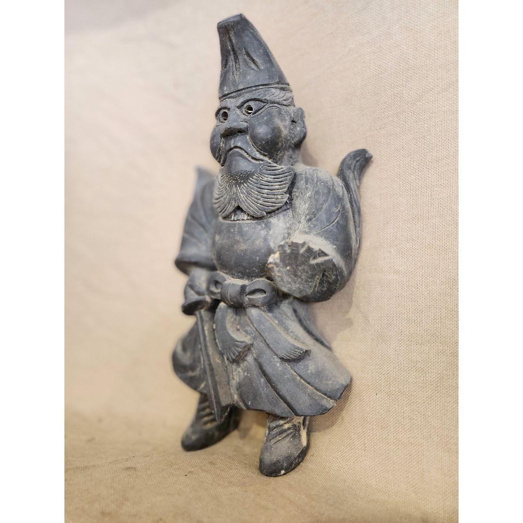 古い鍾馗 鍾馗さん 鬼瓦 古道具 骨董