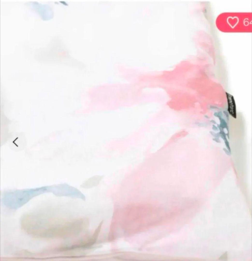 フランフランふわろウォーターフラワー夏掛け布団ピンクシングルサイズ枕カバー新品