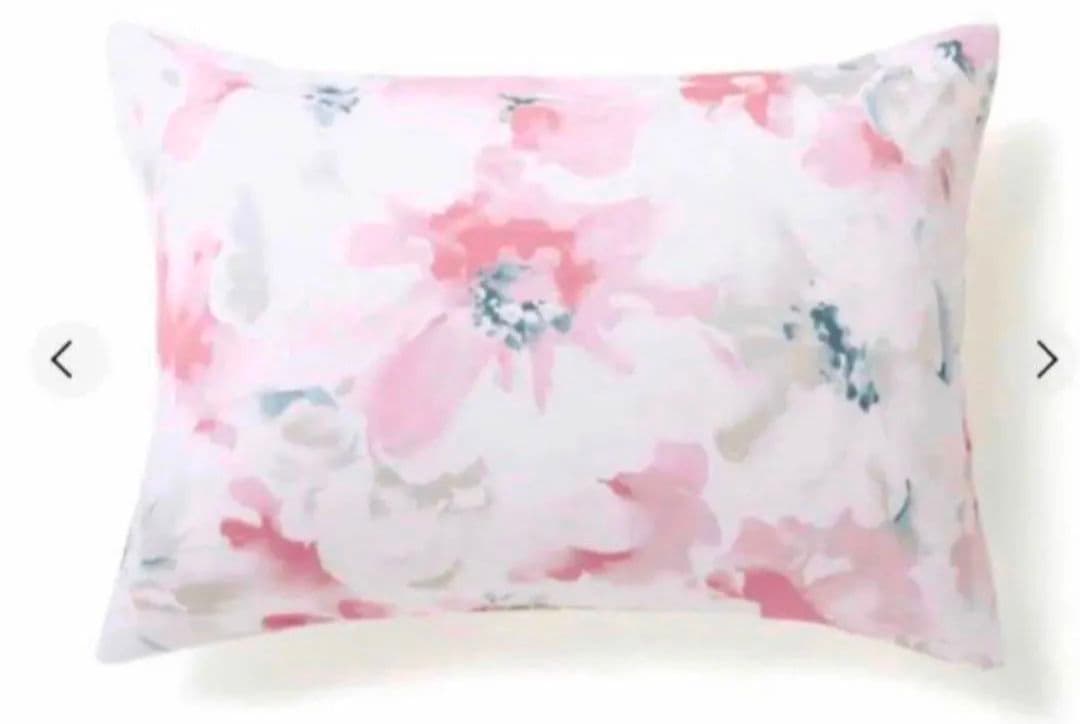 フランフランふわろウォーターフラワー夏掛け布団ピンクシングルサイズ枕カバー新品