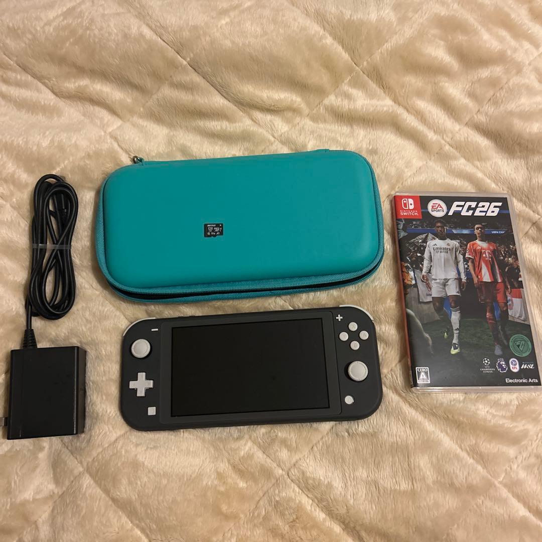 Nintendo Switch Lite グレー FC26付き