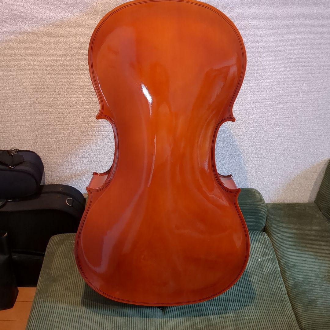 チェロ 　メーカー詳細不明　弓新品　4/4
