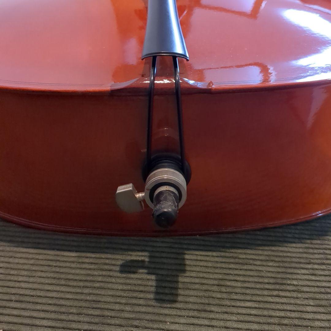 チェロ 　メーカー詳細不明　弓新品　4/4