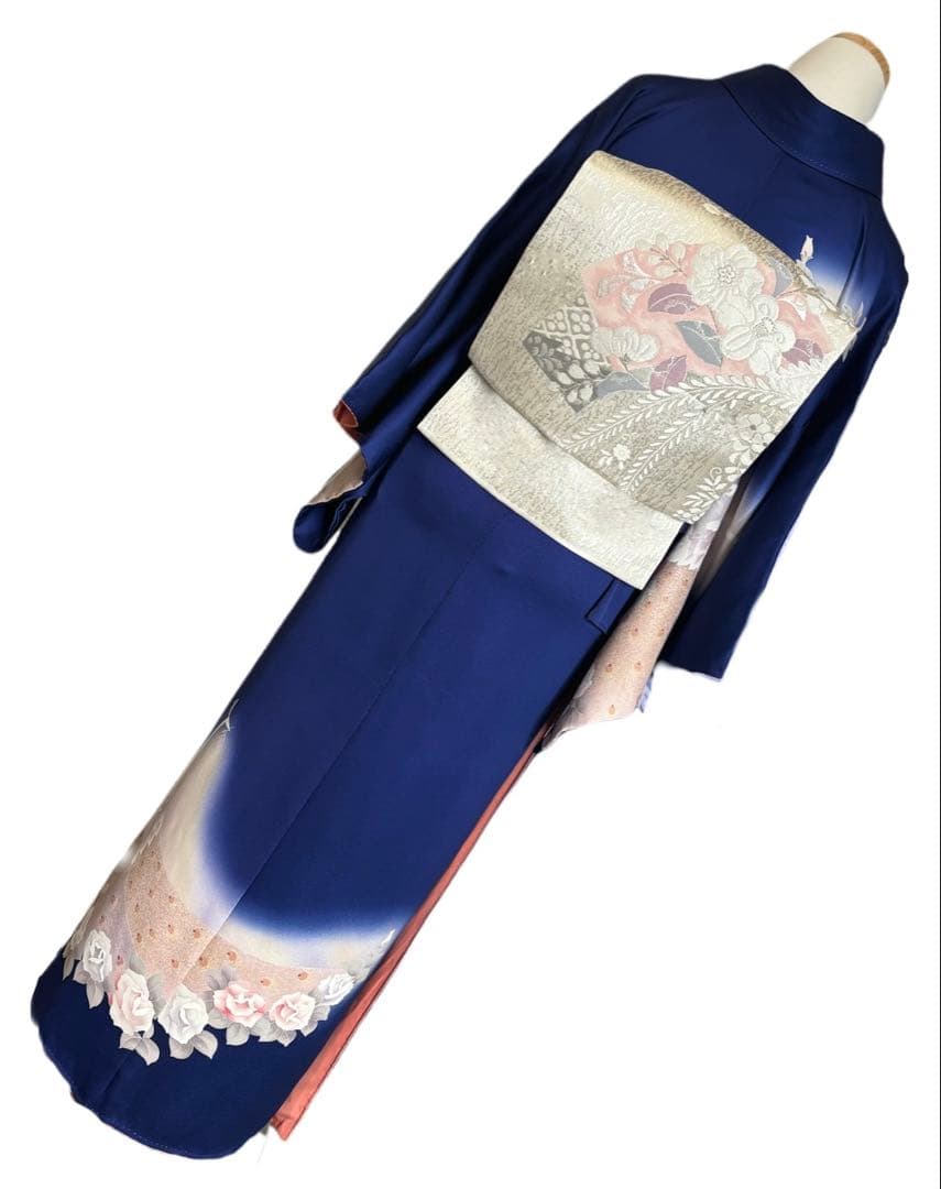 ※あみ●T-2◆着物 付け下げ 訪問着 フルセット◆正絹 拾4点セット◆