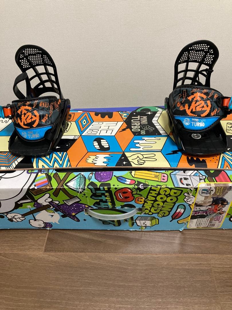 K2 Grom Pack 100cm キッズスノーボード 3点セット　化粧箱付き