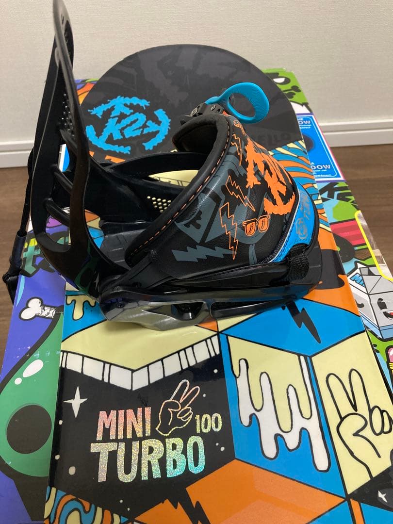 K2 Grom Pack 100cm キッズスノーボード 3点セット　化粧箱付き