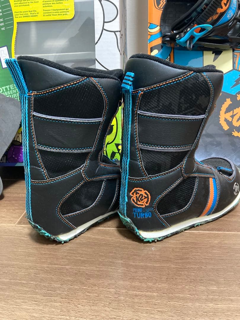 K2 Grom Pack 100cm キッズスノーボード 3点セット　化粧箱付き