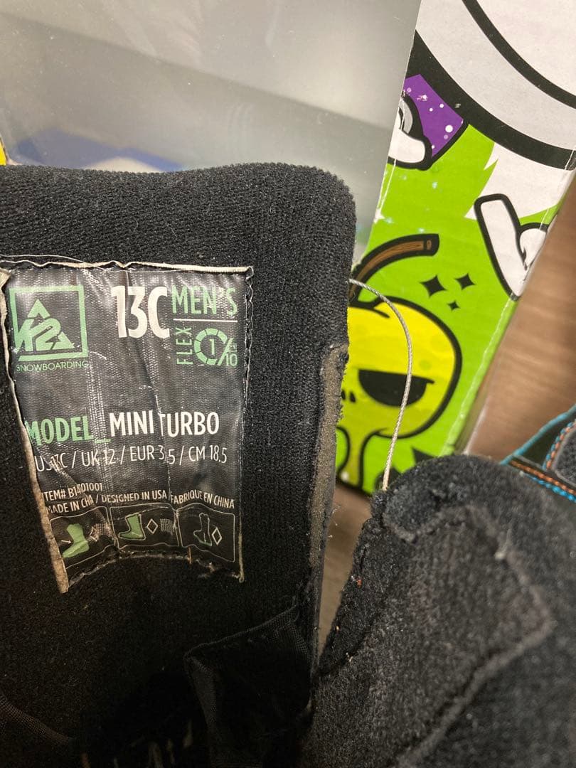 K2 Grom Pack 100cm キッズスノーボード 3点セット　化粧箱付き