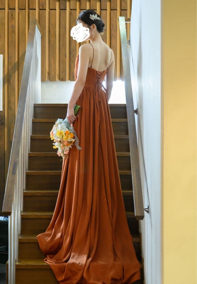 THE URBAN BLANCHE テラコッタ　ドレス