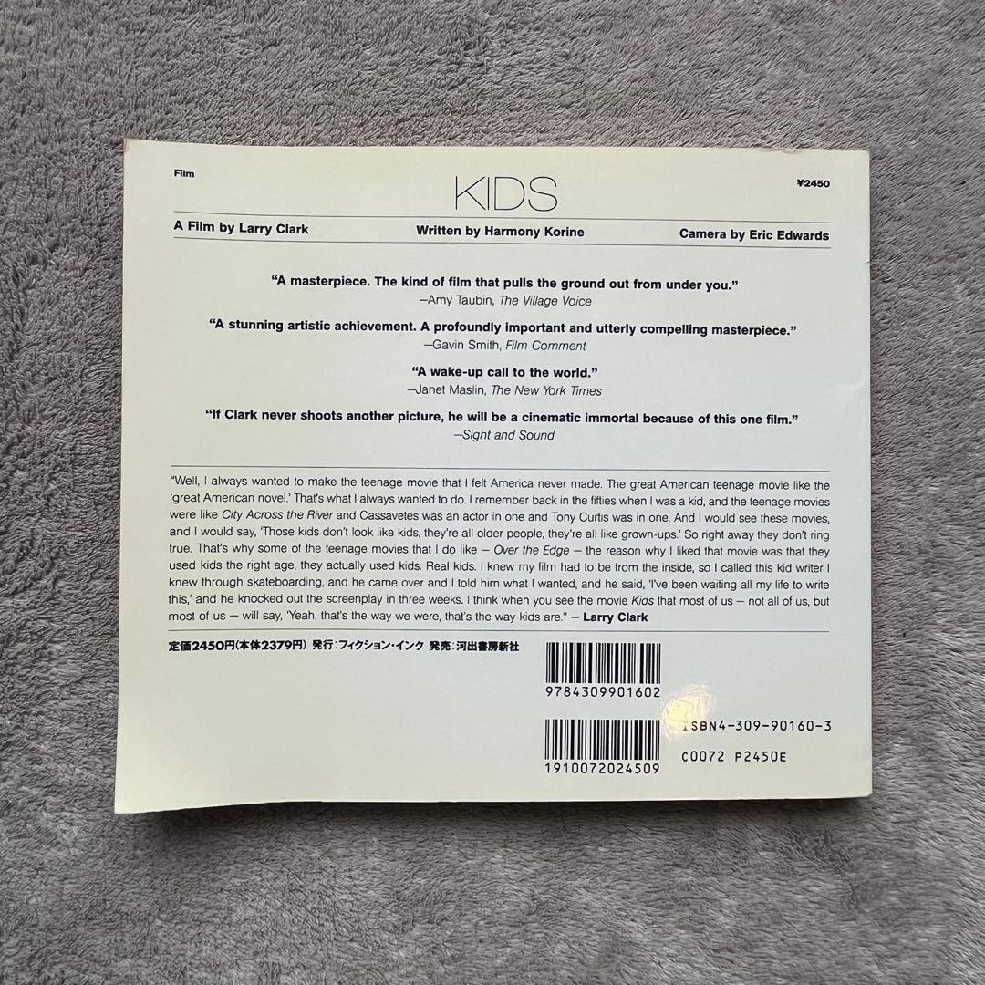 (^^)　希少 日本版 KIDS 写真集 ラリークラーク