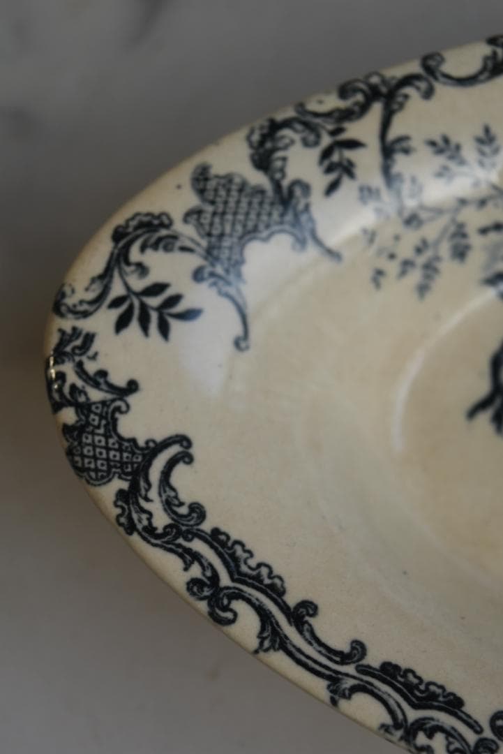 ショワジールロワ窯 ラヴィエ　プレート FLOREAL　フランスアンティーク