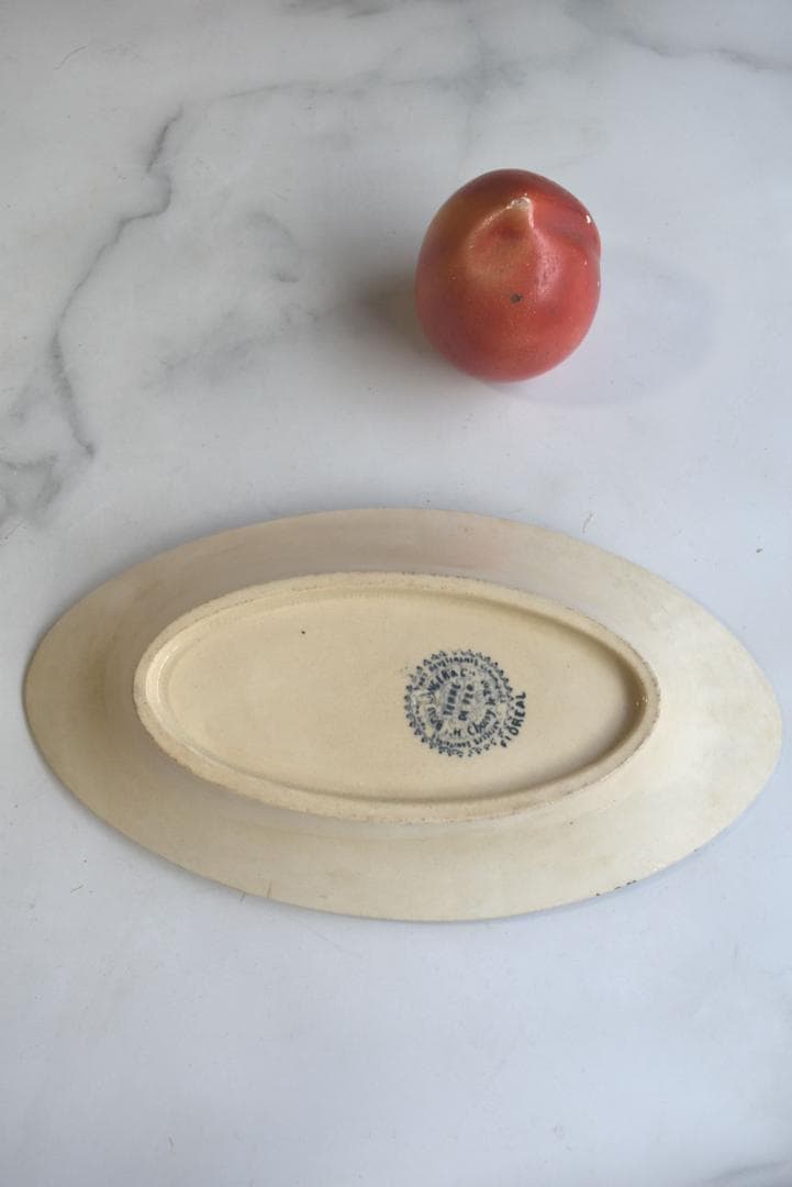 ショワジールロワ窯 ラヴィエ　プレート FLOREAL　フランスアンティーク