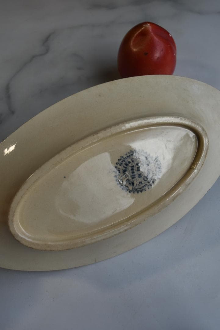 ショワジールロワ窯 ラヴィエ　プレート FLOREAL　フランスアンティーク