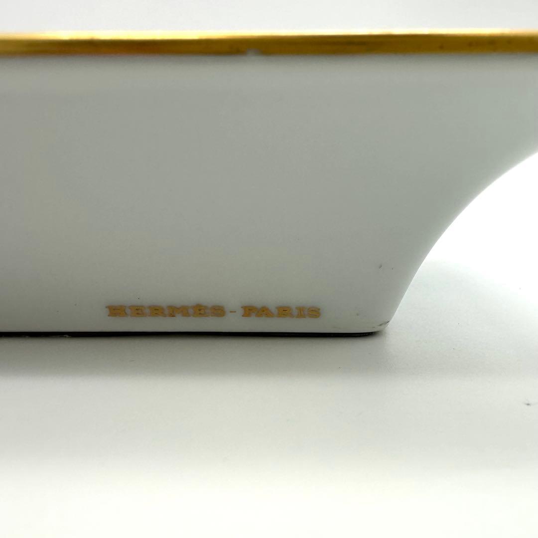 Hermes エルメス 置き灰皿 小物入れ 鴨　野鳥