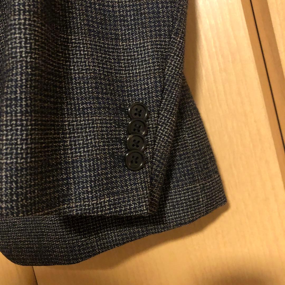 ポール・スミス チェック柄 テーラードジャケット グレー系