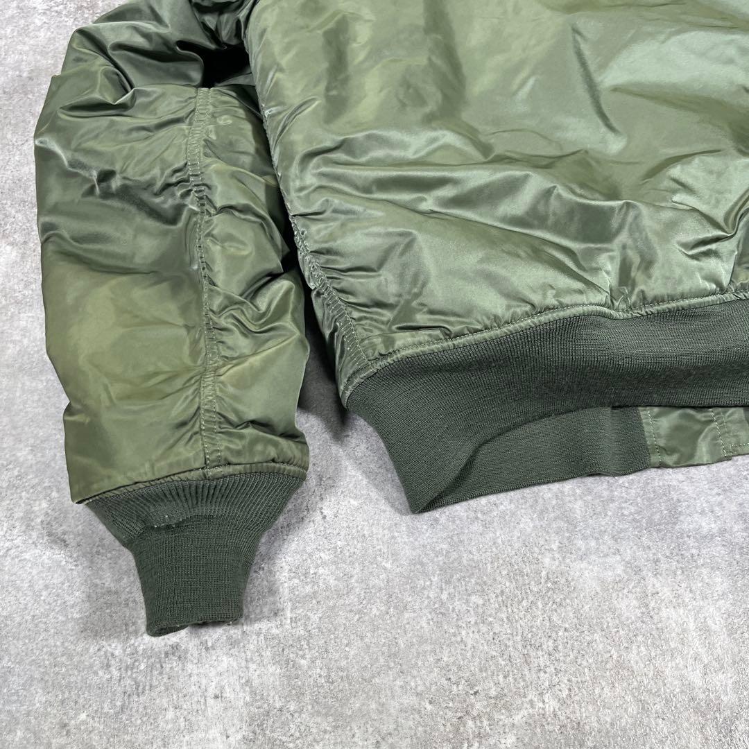 美品　アルファインダストリーズ　N-2B フライトジャケット　XL 短丈　カーキ