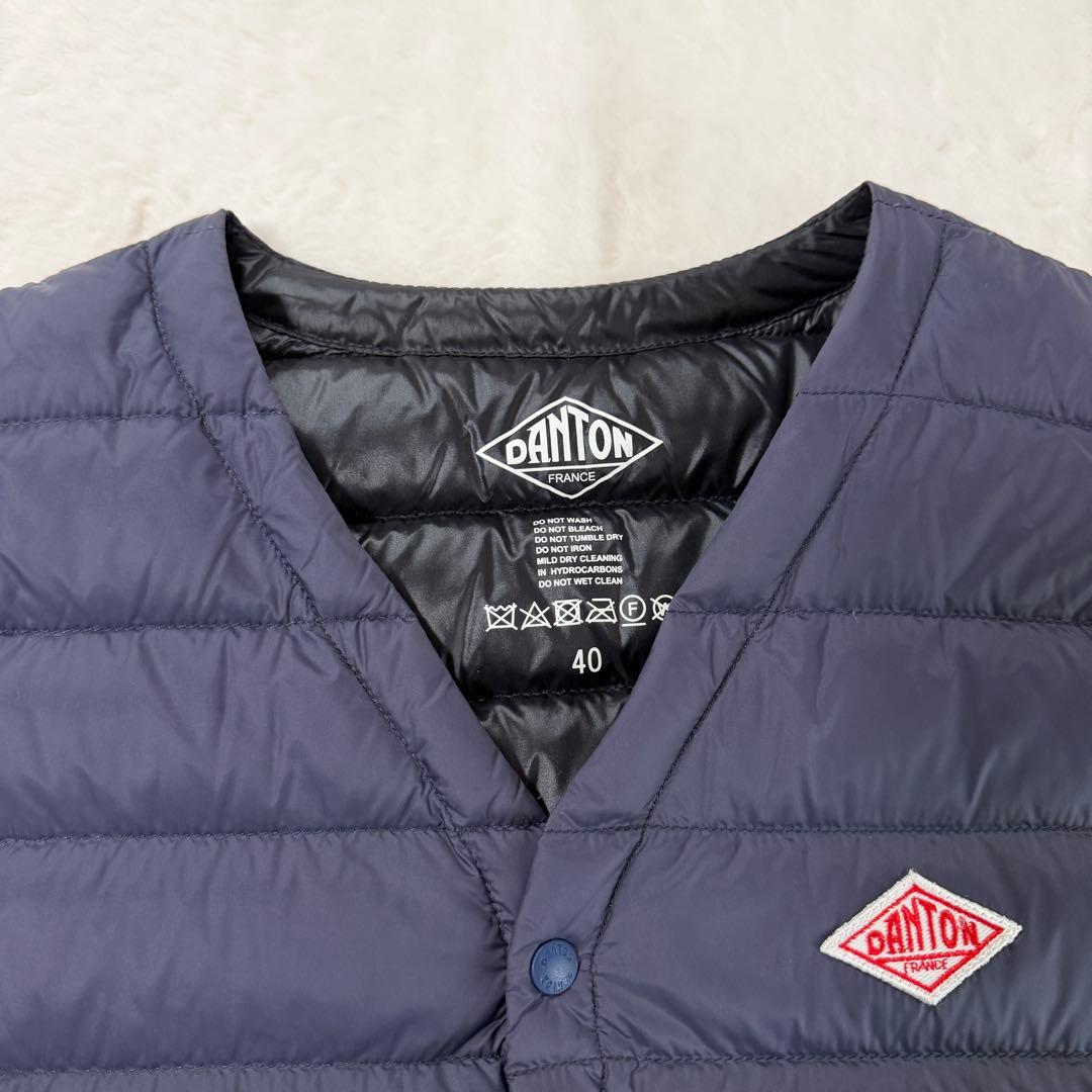 美品 DANTON ダントン ダウン ダウンベスト インナーダウン 40 L