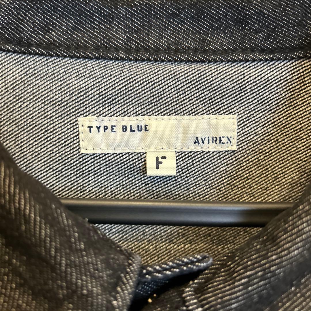 TYPE BLUE AVIREX アヴィレックス コットンデニム ジャケット